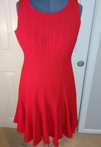 Calvin Klein flared panel dress